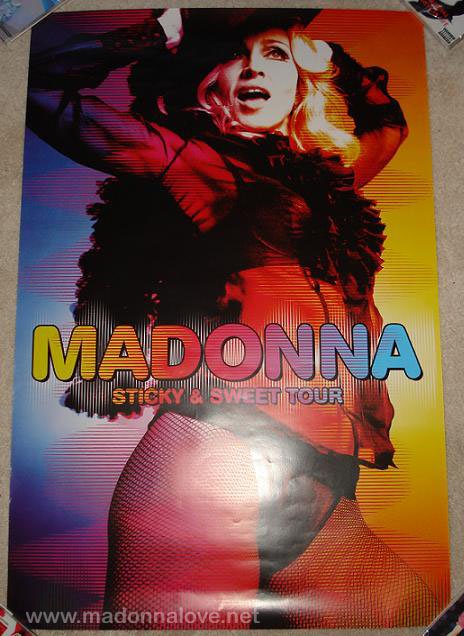 2008 - Sticky & Sweet tour merchandise - Poster (1)
