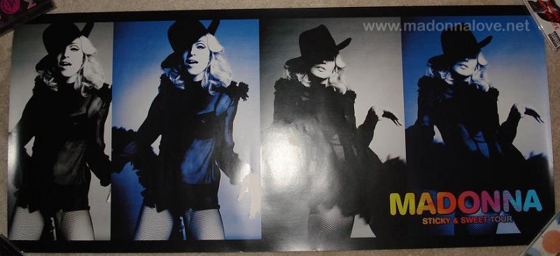 2008 - Sticky & Sweet tour merchandise - Poster (2)