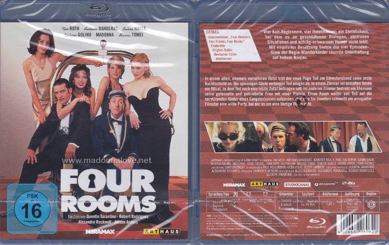 2012 Four Rooms Blu Ray - Cat.Nr 503686 - Germany