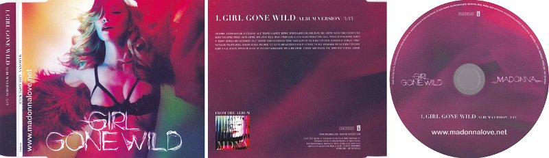 2012 Girl gone wild (1-trk) - Cat.Nr. MADONNA02 - UK
