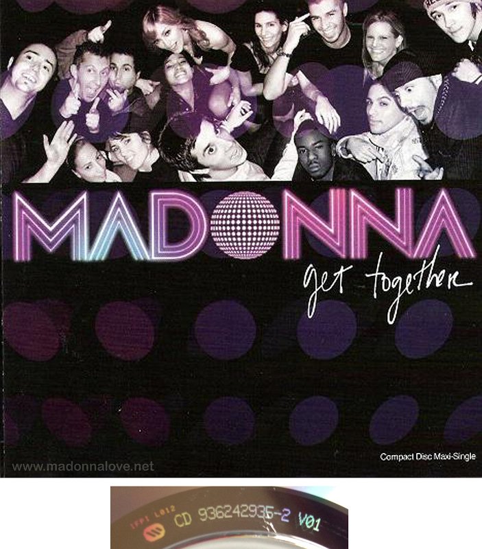 2006 Get together - CD maxi single compact disc (6-trk) - Cat.Nr. 9362 42935 2 - Germany (936242935-2 V01 on back of CD)