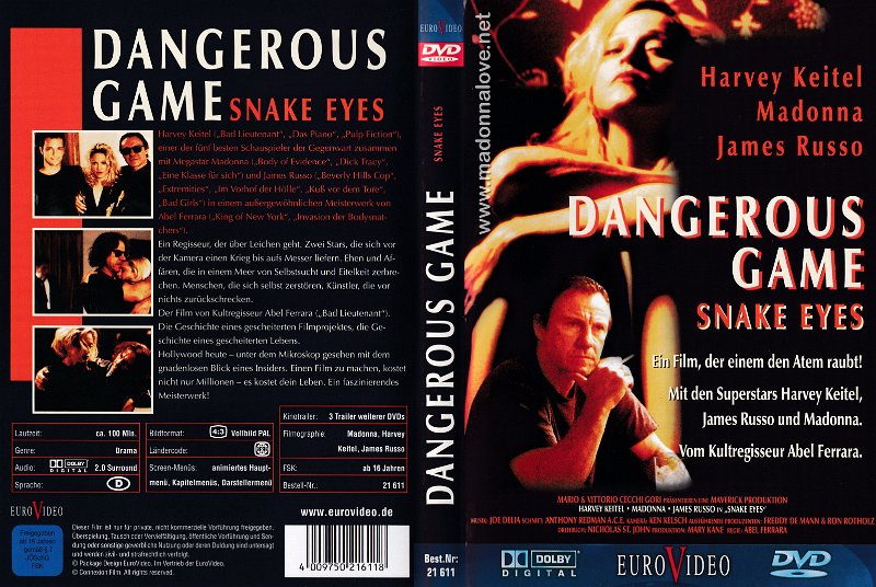 1993 Dangerous game - Cat.Nr. Best.Nr 21611_4-009750-216118 - Germany