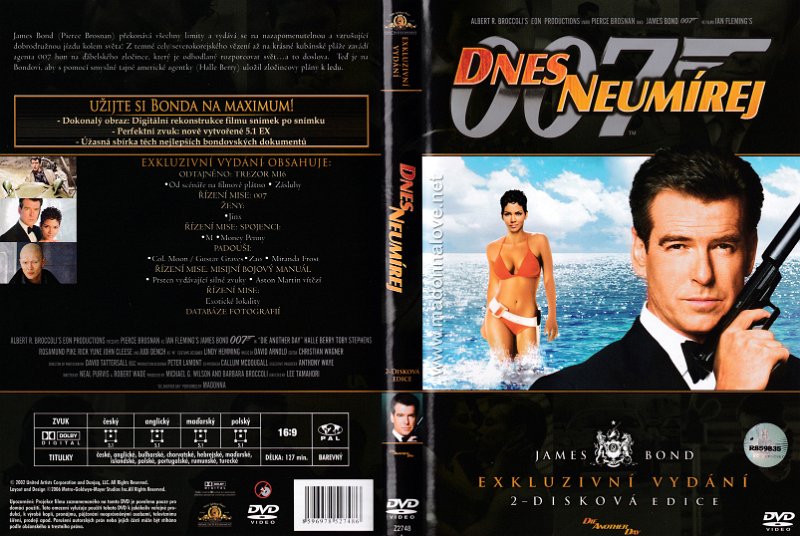 2002 Die another day (Dnes Neumirej) - 2 disc special edition - EAN 8596978527486 - Czech Republic