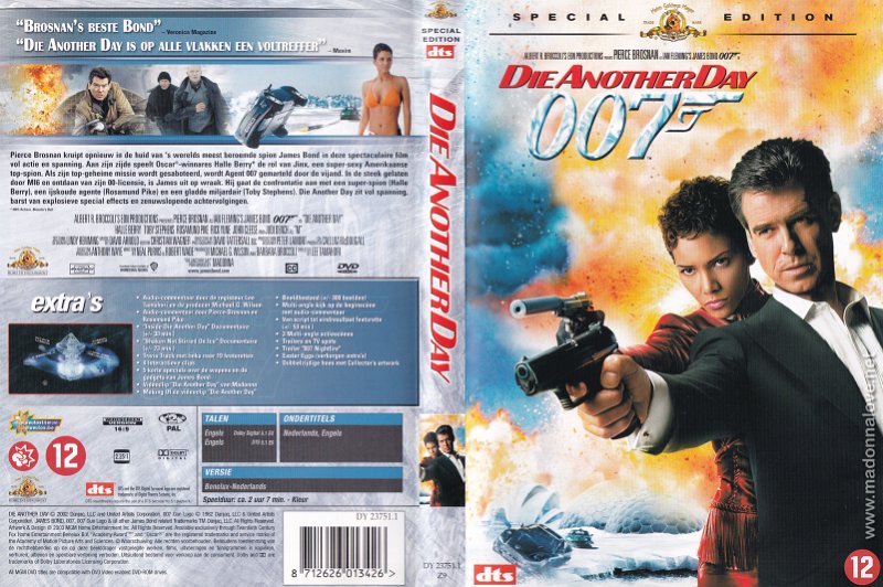 2002 Die another day (Special edition - 2-disc) - Cat.Nr. DY 23751.1 Z9 - Holland
