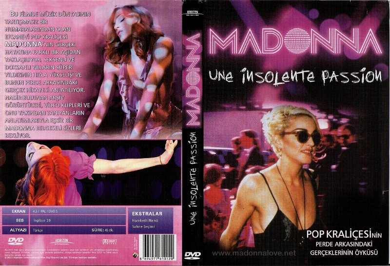 2011 Madonna Une insolente passion - Unknown Cat.Nr. - Turkey