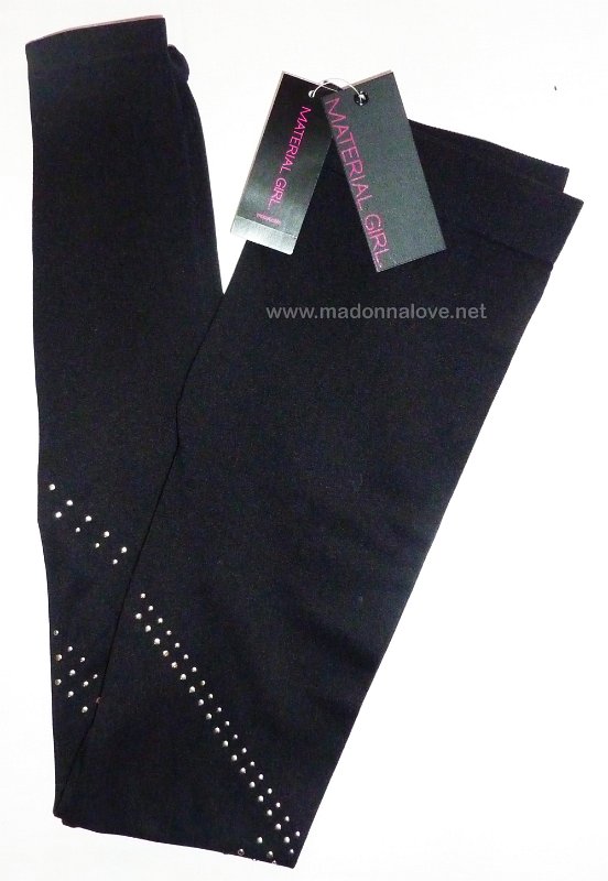 Material girl - Black (Black legging with round studs) - Product Nr. PC17451BLK