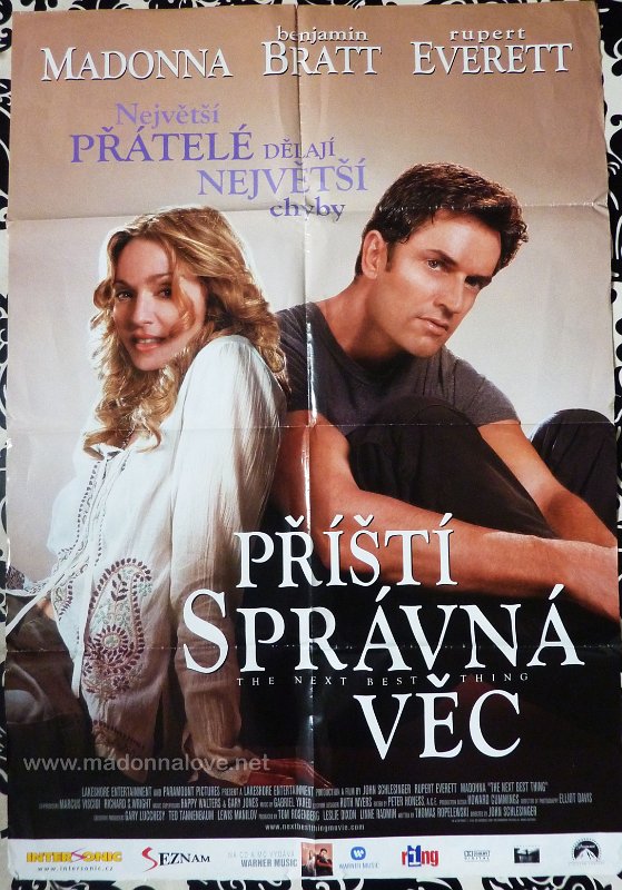 2000 The next best thing promotional movie poster Czech Republic