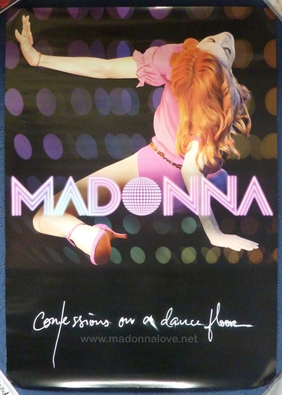 2005 Confessions on a dance floor promotional poster