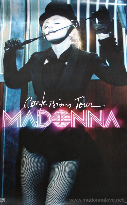 2006 Confessions tour official tourmerchandise poster