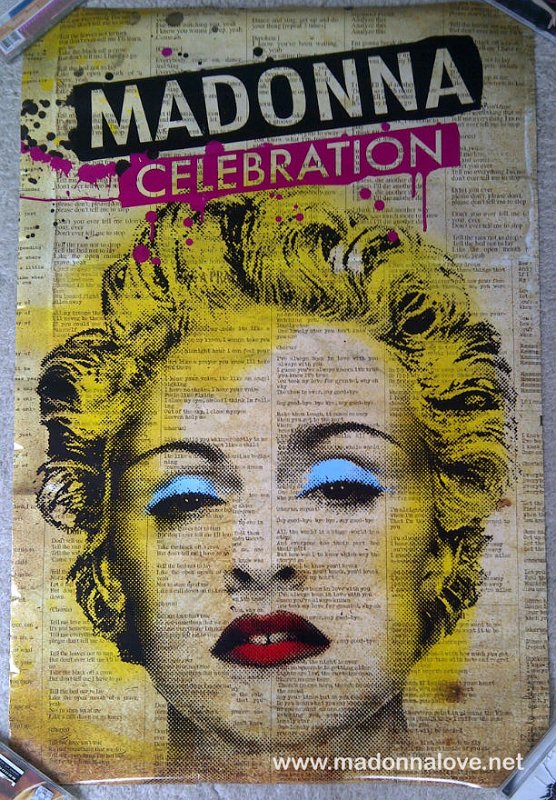 2009 Celebration official merchandise poster LiveNation