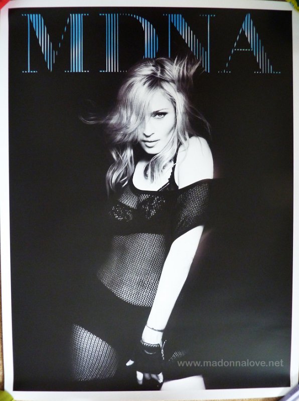 2012 MDNA tour official tourmerchandise poster