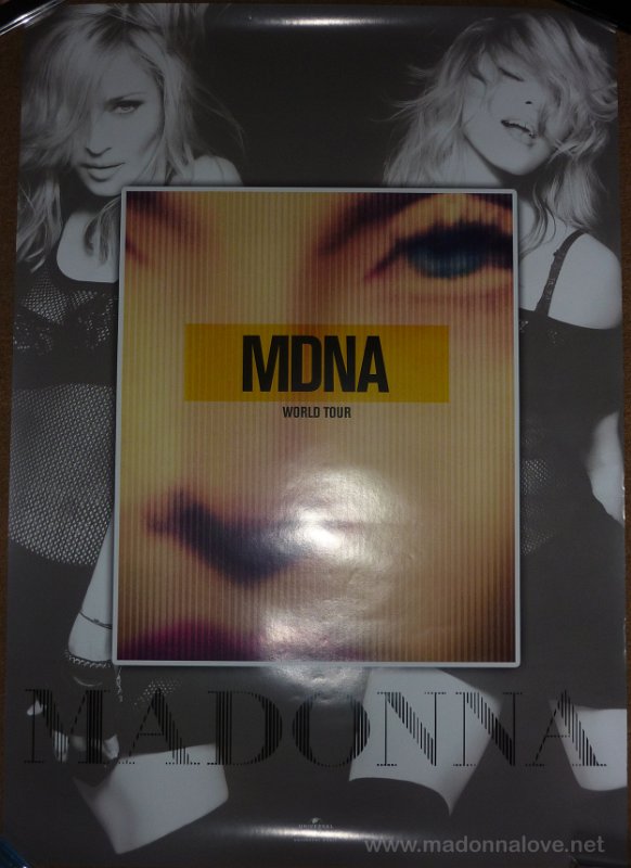 2013 MDNA Tour promotional store poster Holland