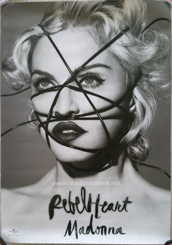 2015 Rebel Heart official promotional store poster Holland