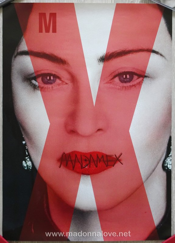 2019 Madame X promotional poster - edition 1 (dark hair)