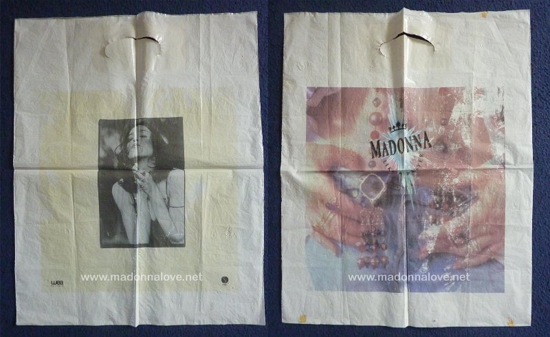 1989 - Like a prayer official promotional plastic bag