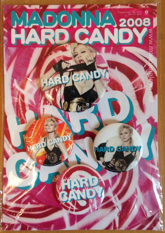 2008 - Hard Candy promo button badge pack (all Hard Candy related)