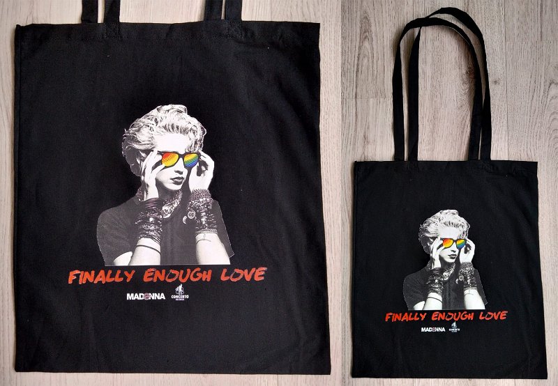 2022 - Finally Enough Love promotional totebag