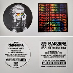 2022 - Finally Enough Love promotional sticker set