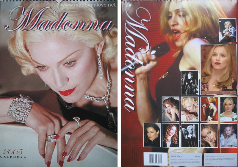 2005 Unofficial Madonna 2005 calendar (different edition) - ISBN unknown