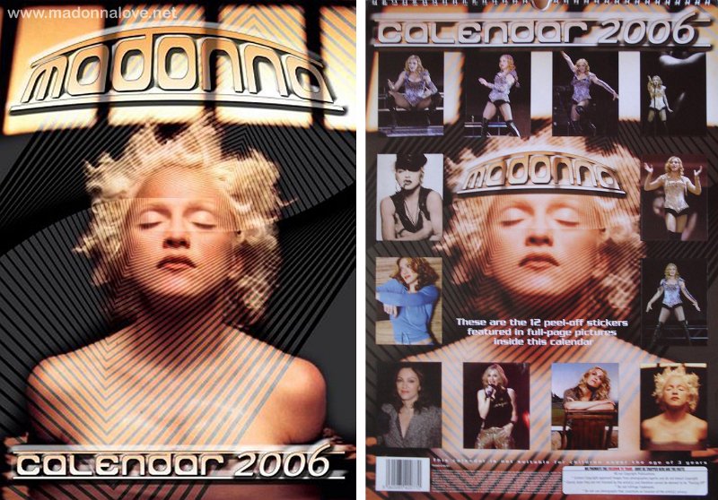 2006 Unofficial Madonna calendar 2006 - ISBN unknown