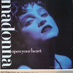 1986 Open your heart - Cat.Nr. 92 05970 - Canada (Distributed by WEA Music of Canada ltd. on the back)