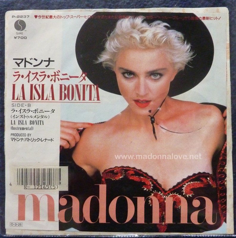 1987 La isla bonita - Cat.Nr. P-2237 - Japan