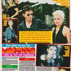 1986 - Unknown month - OKEJ - Sweden - Turne plattor och mera film - Madonna