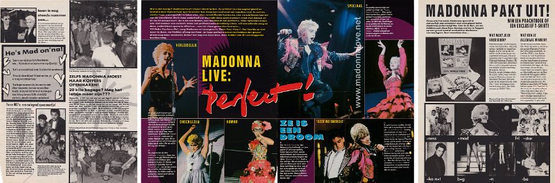 1987 - September - Hitkrant - Holland - Madonna live perfect!