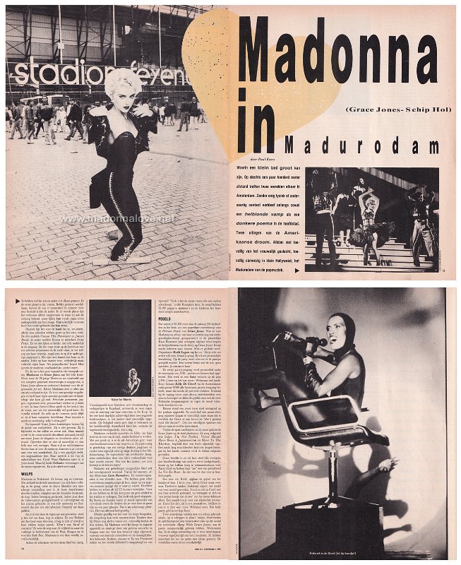 1987 - September - OOR - Holland - Madonna in Madurodam