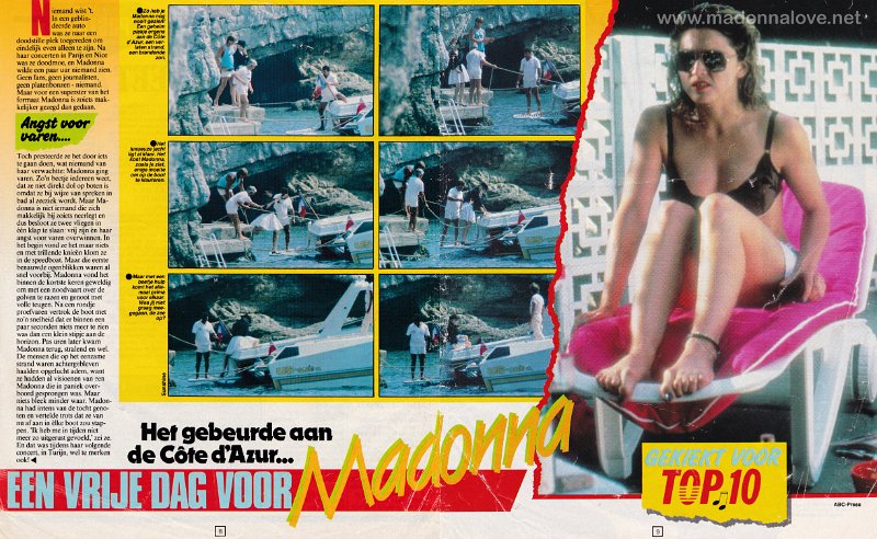 1987 - September - Top 10 - Holland - Een vrije dag voor Madonna