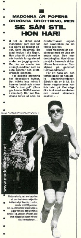 1987 - September - Vecko Revyn - Sweden - Se san stil hon har
