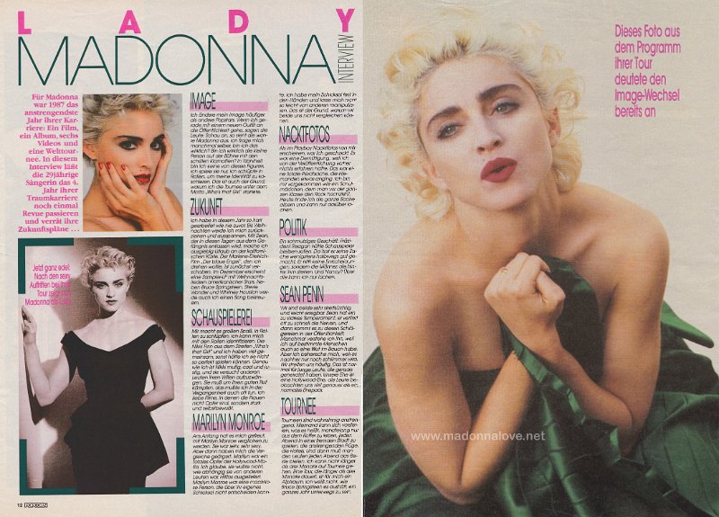 1987 - Unknown month - Popcorn - Germany - Lady Madonna
