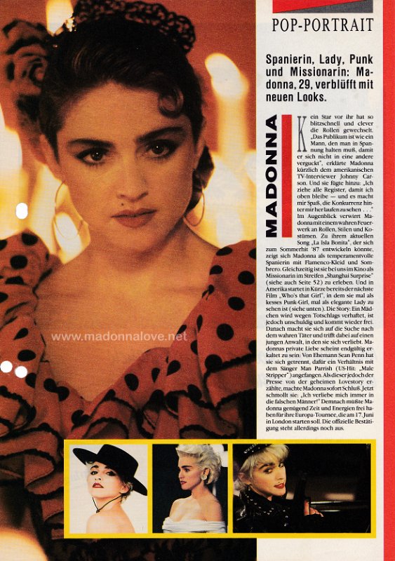 1987 - Unknown month - Unknown magazine - Germany - Pop-portrait