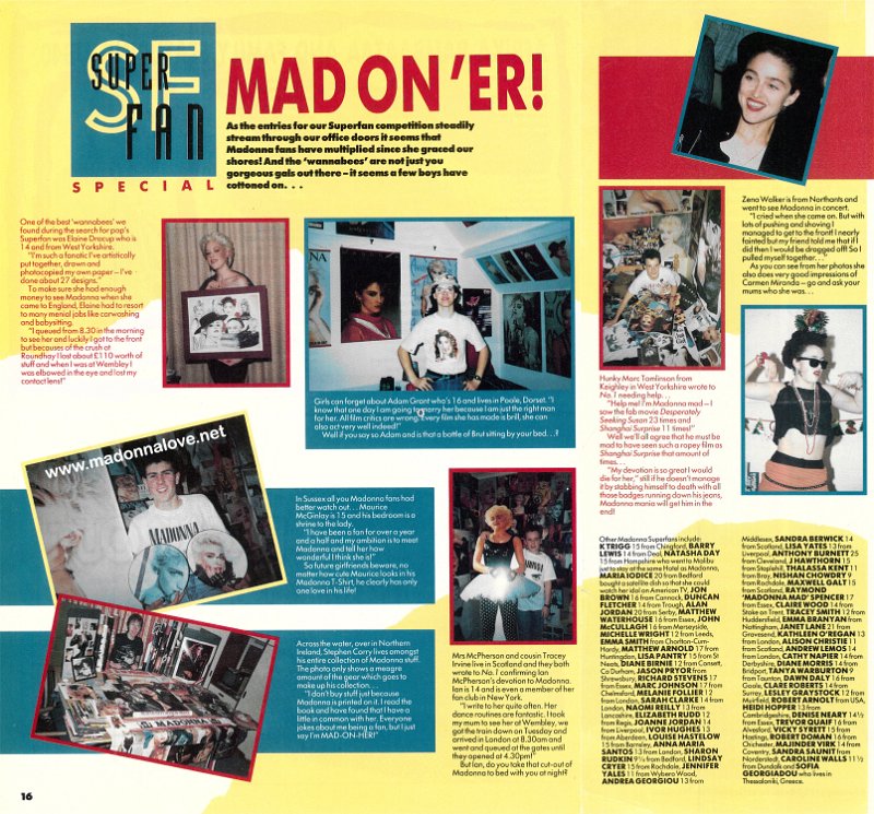 1987 - Unknown month - Unknown magazine - UK - Mad on er