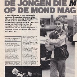1987 - Unknown month - Hitkrant - Holland - De jongen die Madonna iedere avond(incomplete)
