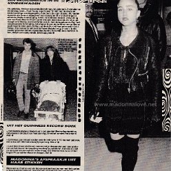 1987 - Unknown month - Top 10 - Holland - Madonna's afspraakje liet haar stikken
