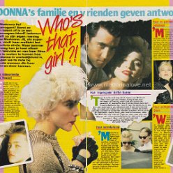 1987 - Unknown month - Unknown magazine - Holland - Madonna's familie en vrienden