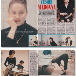 1988 - Unknown month & magazine - France - Au theatre ce soir Madonna