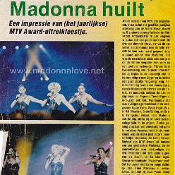 1989 - September - Hitkrant - Holland - Madonna lacht Madonna huilt