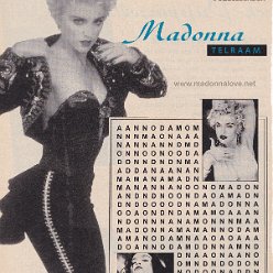 1989 - Unknown month - Denksport - Holland - Madonna telraam
