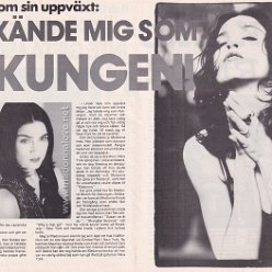 1989 - Unknown month - Frida - Sweden - Madonna om sin uppvaxt - Jag kande mig som askungen