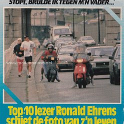 1990 - July - Top 10 - Holland - Top-10 lezer Ronald Ehrens schiet de foto van zijn leven