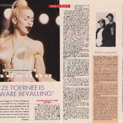 1990 - June - Unknown magazine - Holland - Deze tournee is een zware bevalling