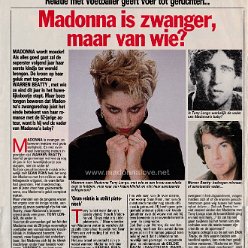 1990 - Unknown month - Prive - Holland - Madonna is zwanger maar van wie
