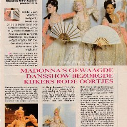 1990 - Unknown month - Unknown magazine - Holland - Madonna's gewaagde dansshow