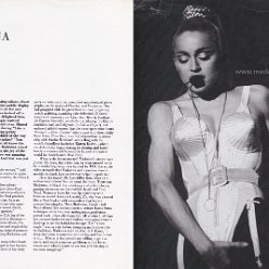 1990 - Unknown month - Unknown magazine - USA - Outrageous Madonna