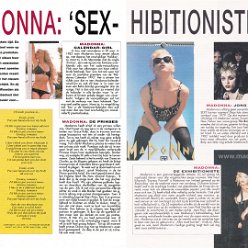 1992 - October - Hitkrant - Holland - Madonna Sex-hibitioniste!