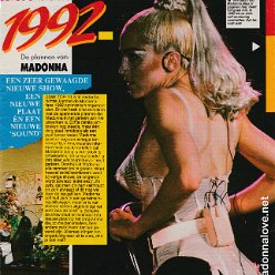 1992 - Unknown month - Top 10 - Holland - 1992 De plannen van Madonna