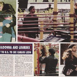 1998 - Unknown month - Hello - UK - Madonna and Lourdes fly to U.S. to see Carlos Leon