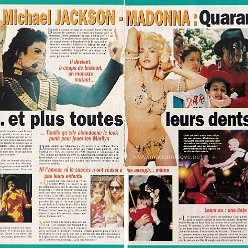 1998 - Unknown month - Unknown magazine - France - Michael Jackson - Madonna - Quarante ans